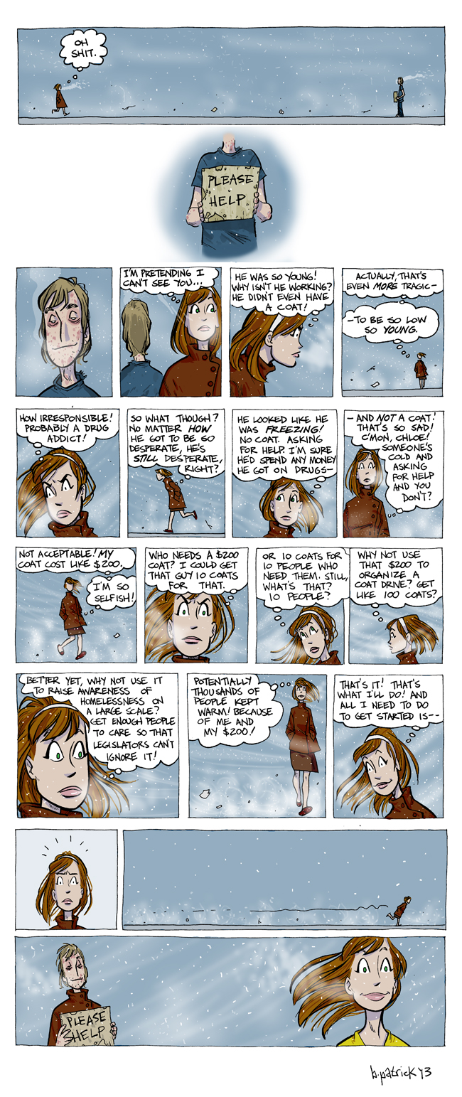 Or you could make a shitty little comic about it. That's really helpful. 