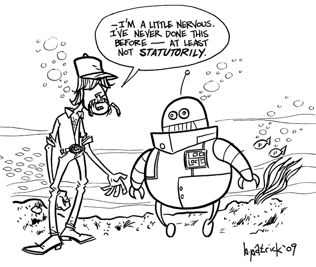 sooo ...is that robot under-age? sooo ...is that robot under-age?