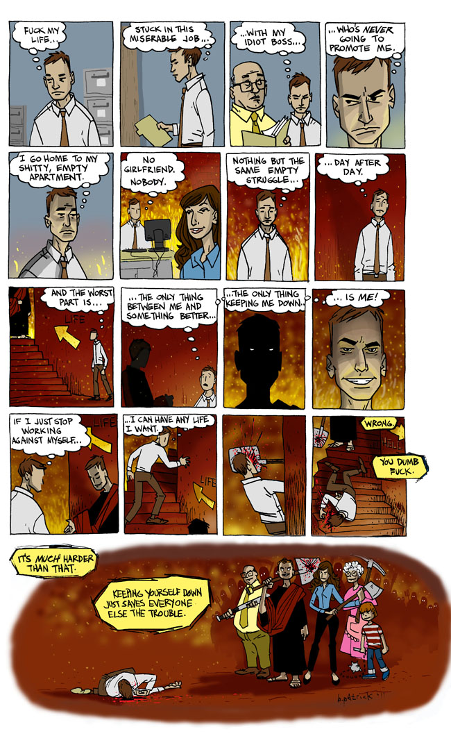 Milton knew his shit      or The Devil Went A'shovelin'
